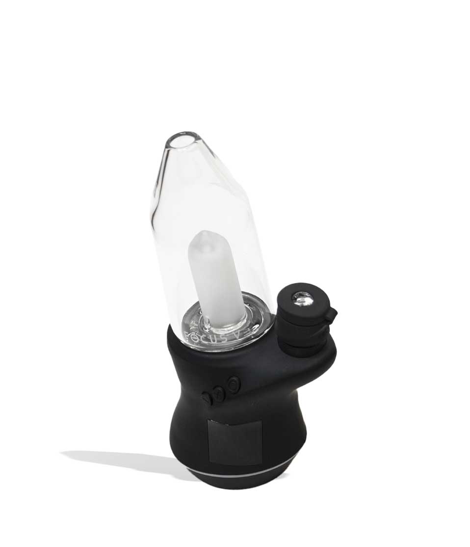 Focus V Carta 2 Electronic Dab Rig Black above view on white background