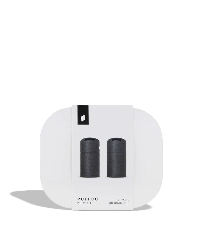 Puffco Pivot 3D Chamber 2pk front packaging on white background