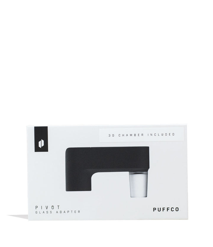 Puffco Pivot Glass Adapter Packaging on white background