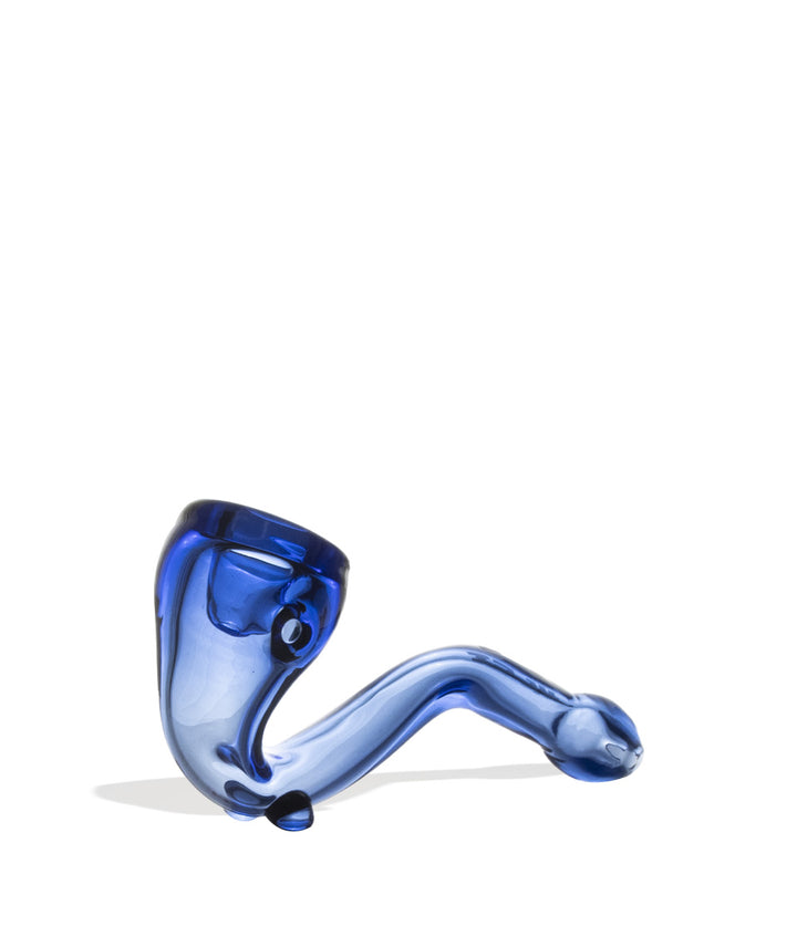 Blue Wulf Mods Curv Hand Pipe Angle View on White Background