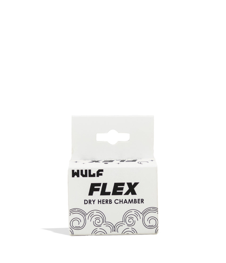 Wulf Mods Flex Dry Herb Chamber Packaging Front View on White Background