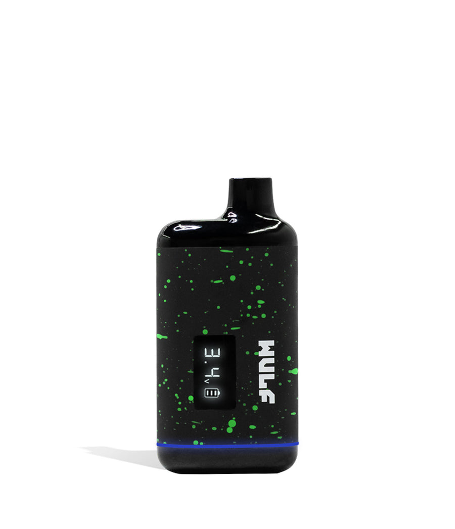 Black-Green Spatter Wulf Mods Recon Cartridge Vaporizer on white background