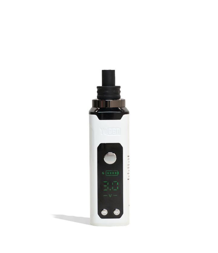 Silver Yocan Nestor 510 Dab Pen Vaporizer Front View on White Background